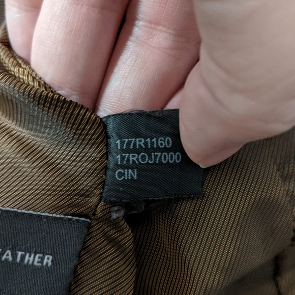 Kenneth Cole Reaction Cognac Leather Jacke… - Picture 9 of 9